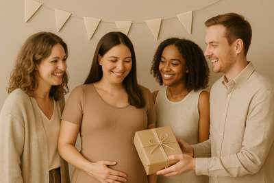 Geschenk Mutterschutz: Was schenkt man der Kollegin?