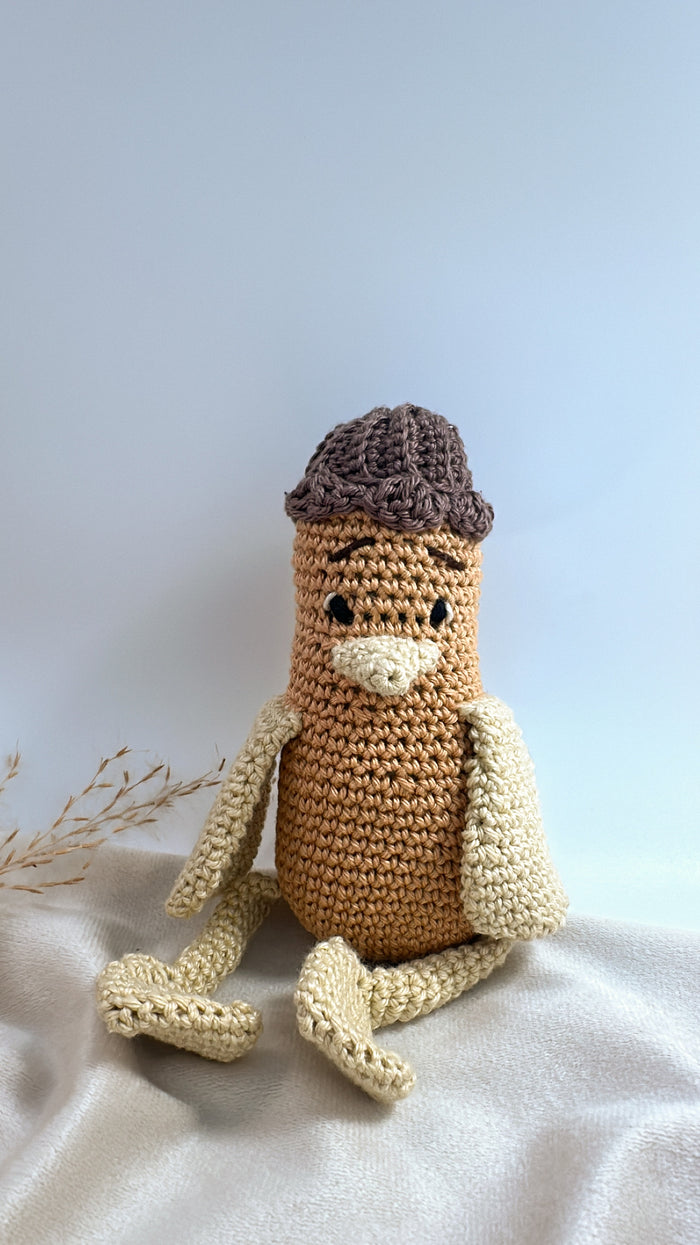 Handgehäkelte Möwe Manfred