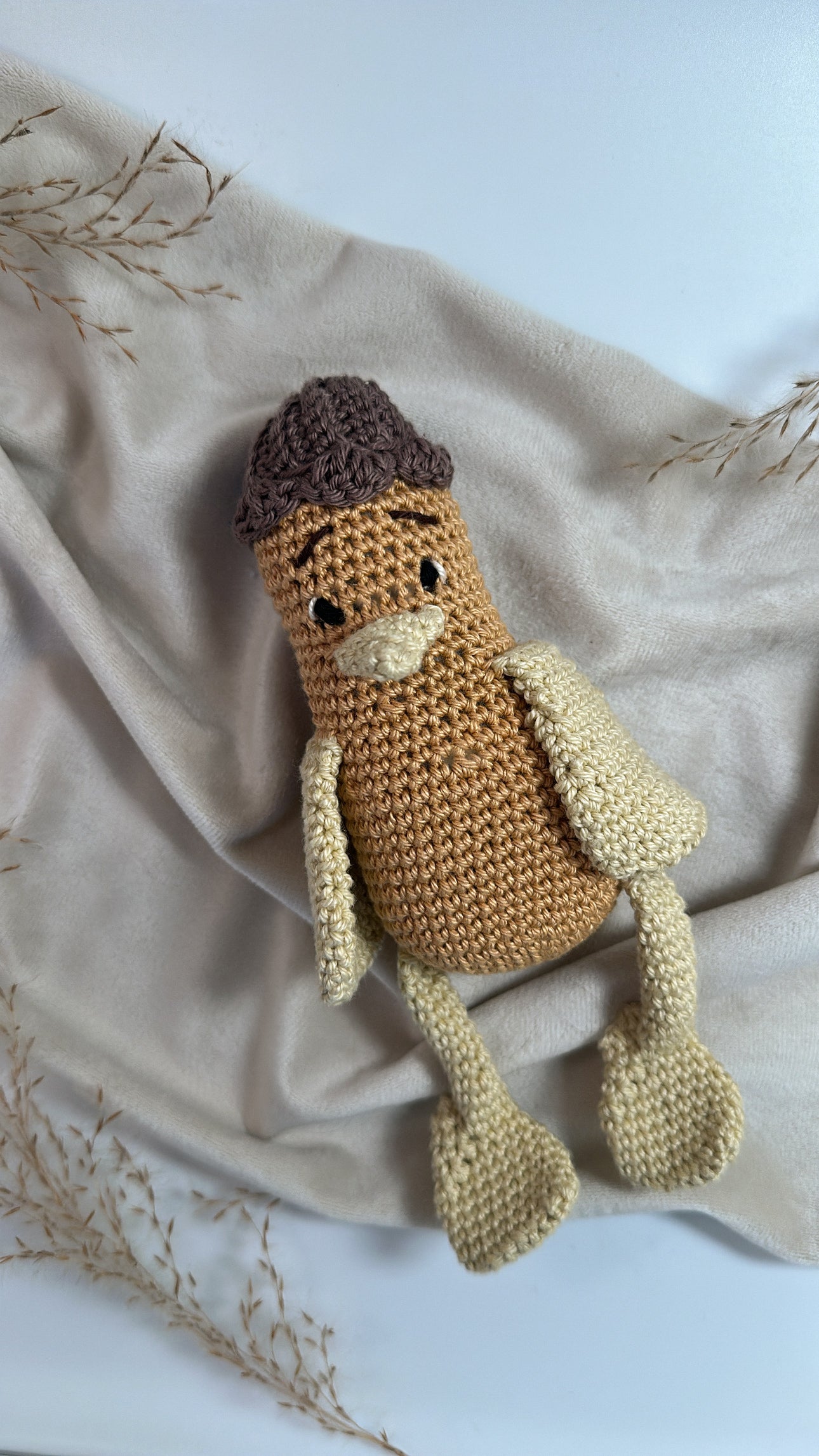 Handgehäkelte Möwe Manfred