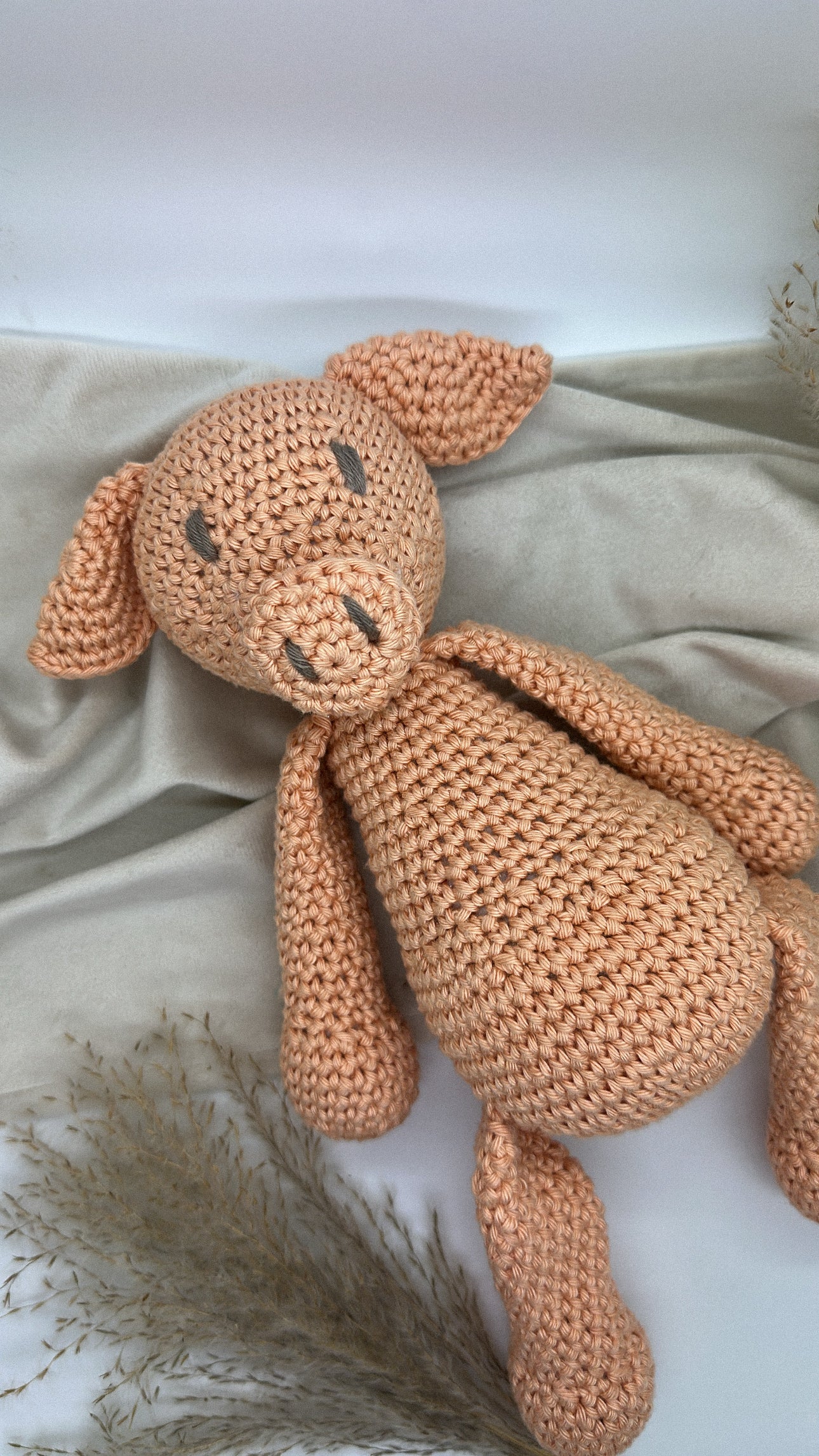 Handgehäkeltes Schwein Kelly