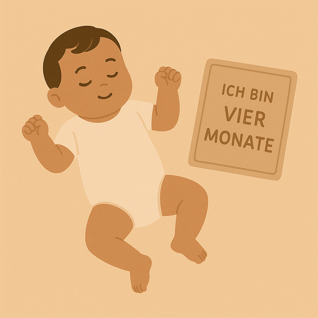 Meilenstein-Fotos Baby Ideen