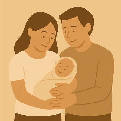 Glückwünsche zur Geburt des Kindes