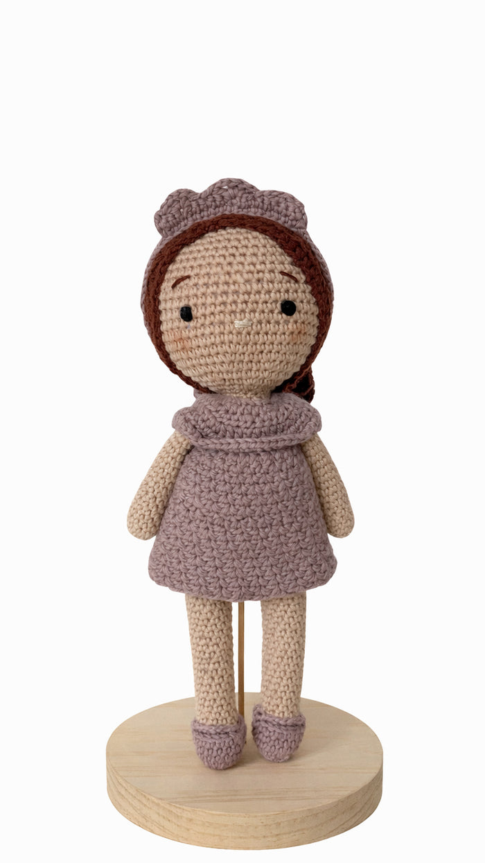 Handgehäkelte Puppe Finja