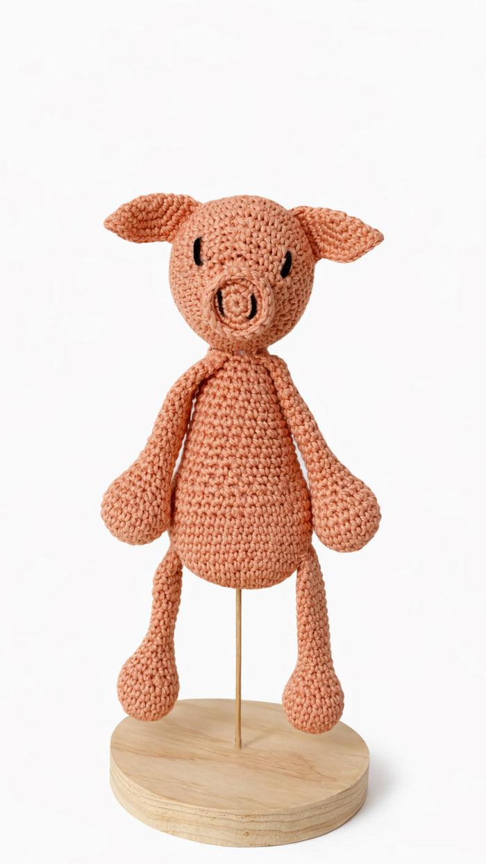 Handgehäkeltes Schwein Millie