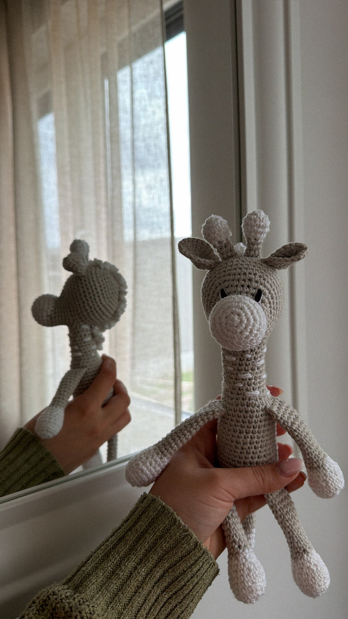 Handgehäkelte Giraffe Melman