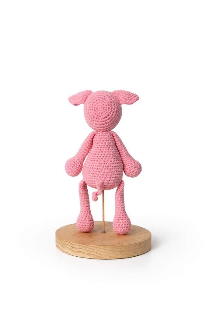 Handgehäkeltes Schwein Kelly