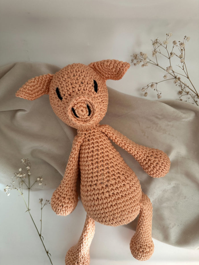 Handgehäkeltes Schwein Millie